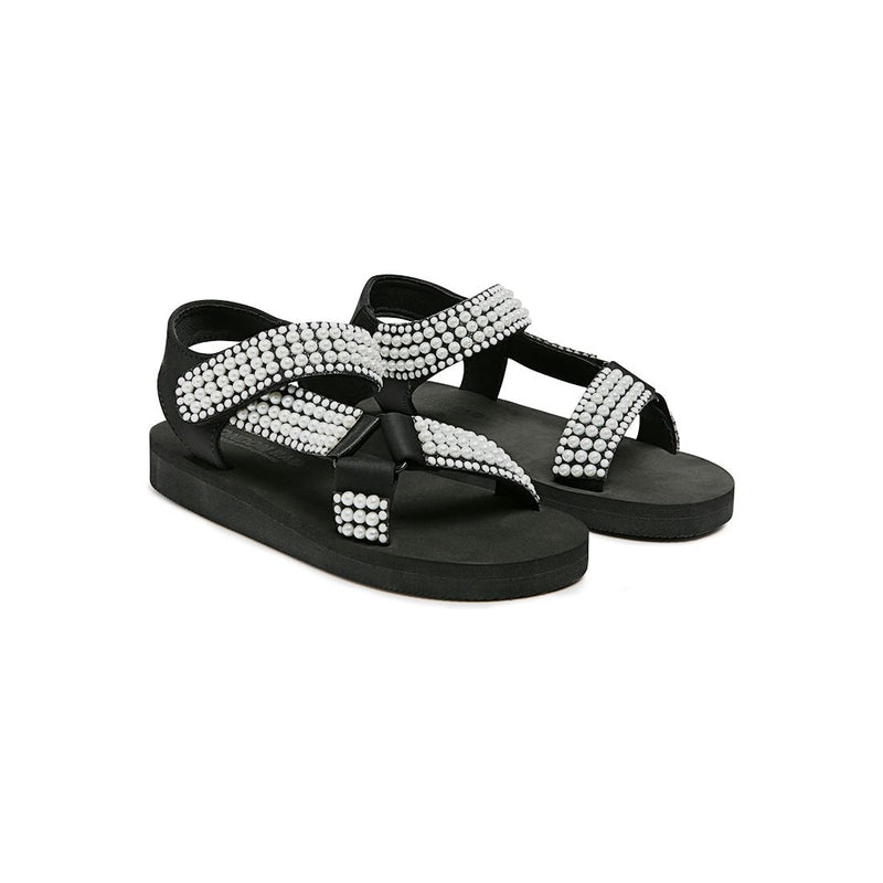 Floater Sandals in Black.