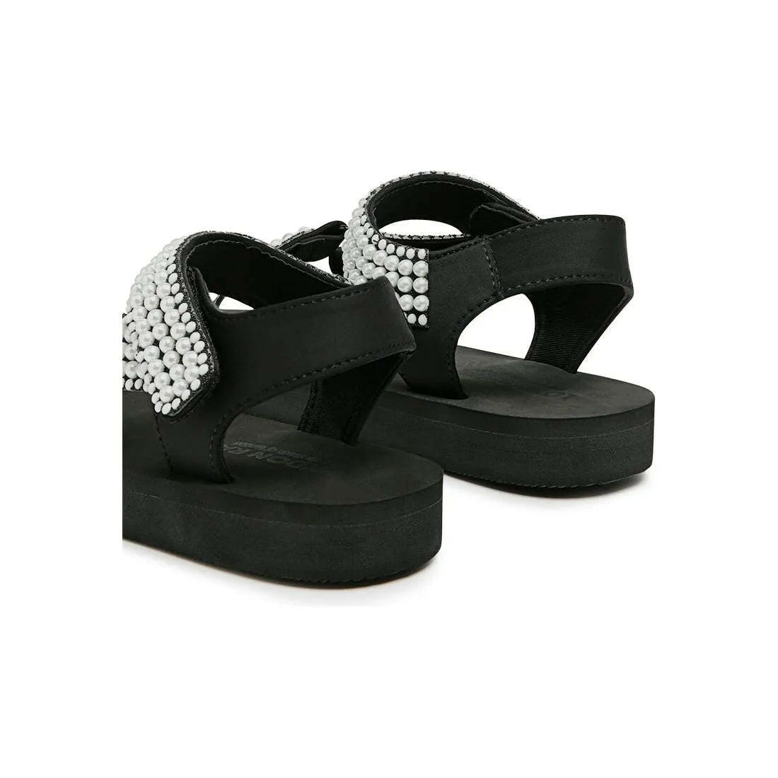 Floater Sandals in Black.