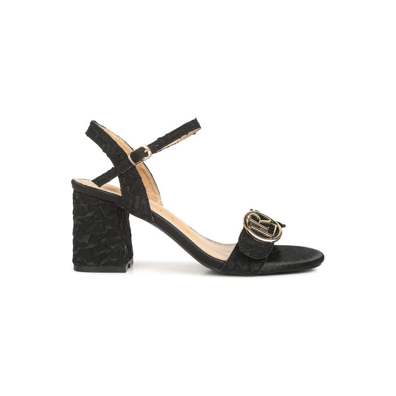 chaplet textured block heel sandals.