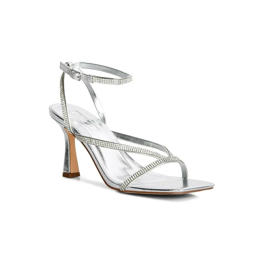 Crush it Diamante Mid Heel Sandals.