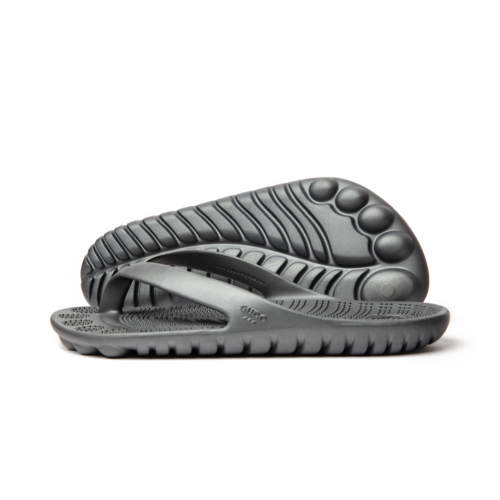 NIGHT PLATINUM FLIP FLOPS BY GUDO.