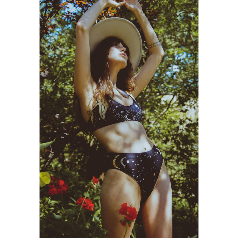 Cygnus Swimsuit in Midnight.