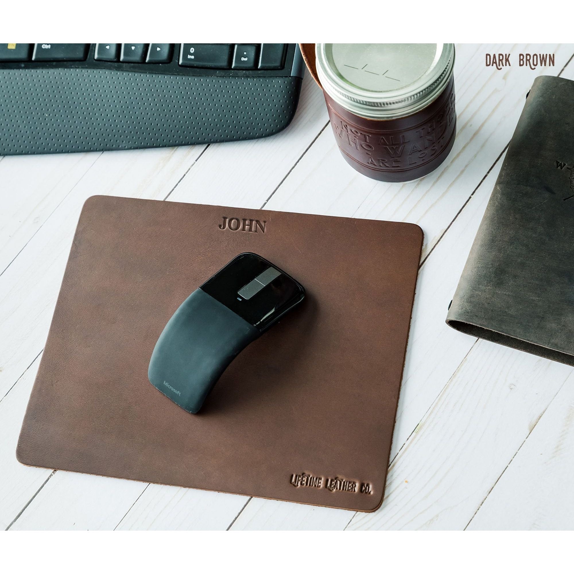 Leather Mouse Pad.