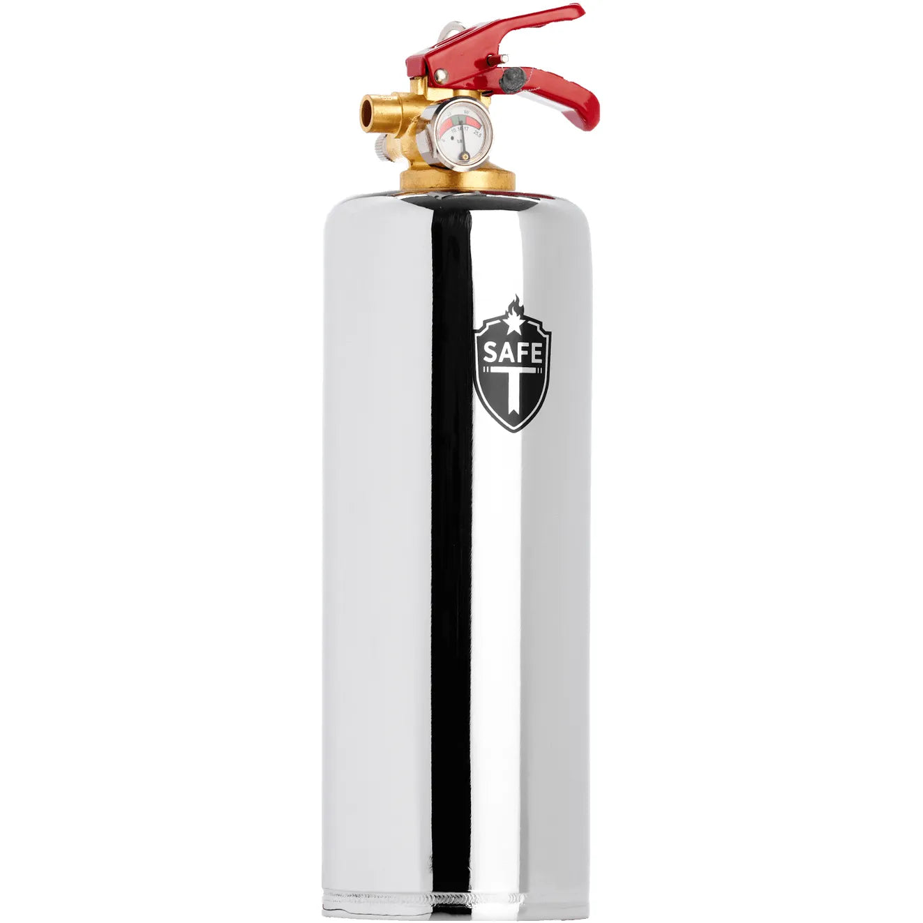 Chrome Designer Fire Extinguisher.