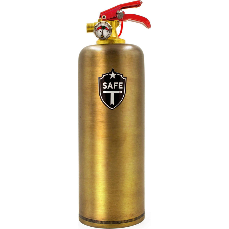 Old Brass Designer Fire Extinguisher.