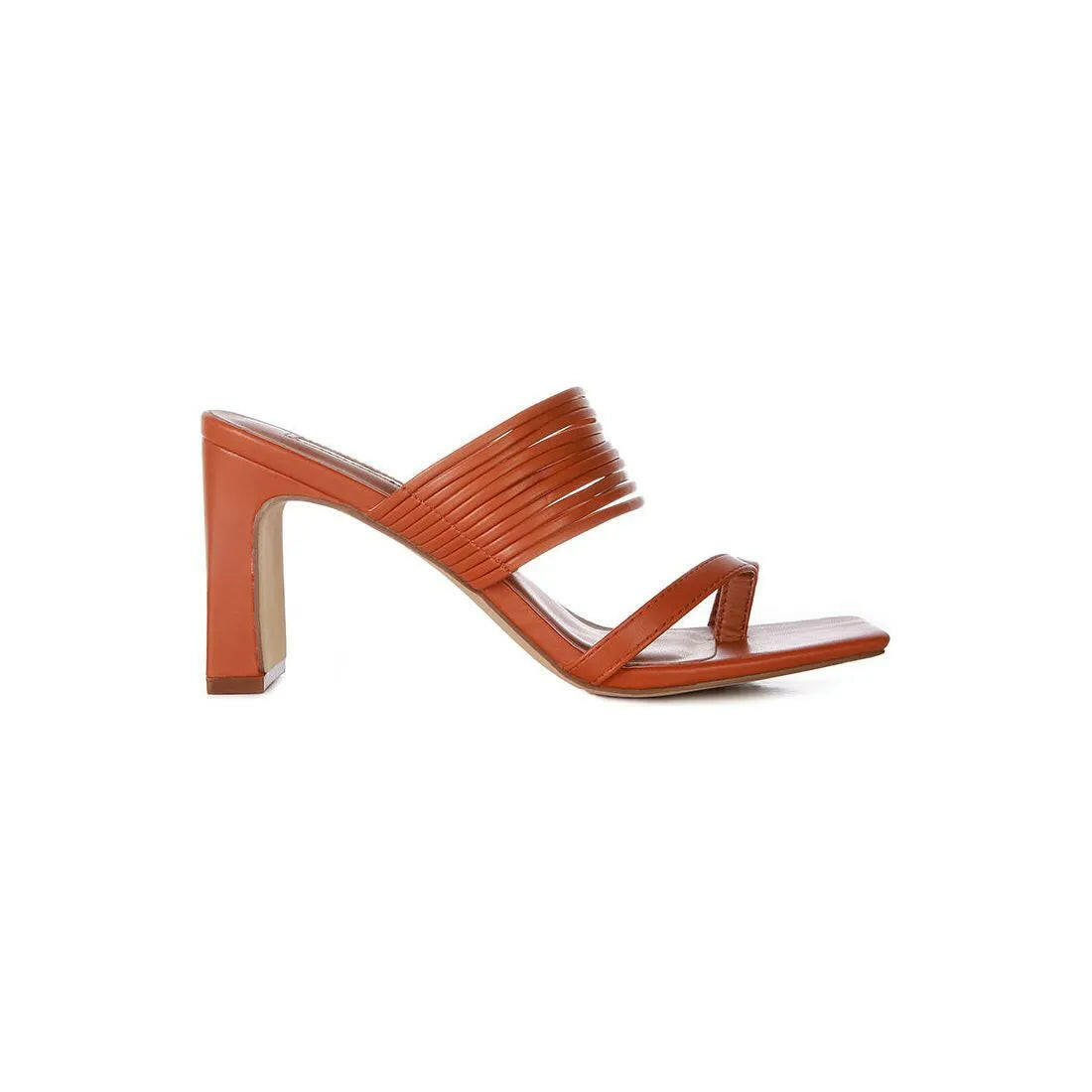 Follow Me Mid Block Heel Sandals.