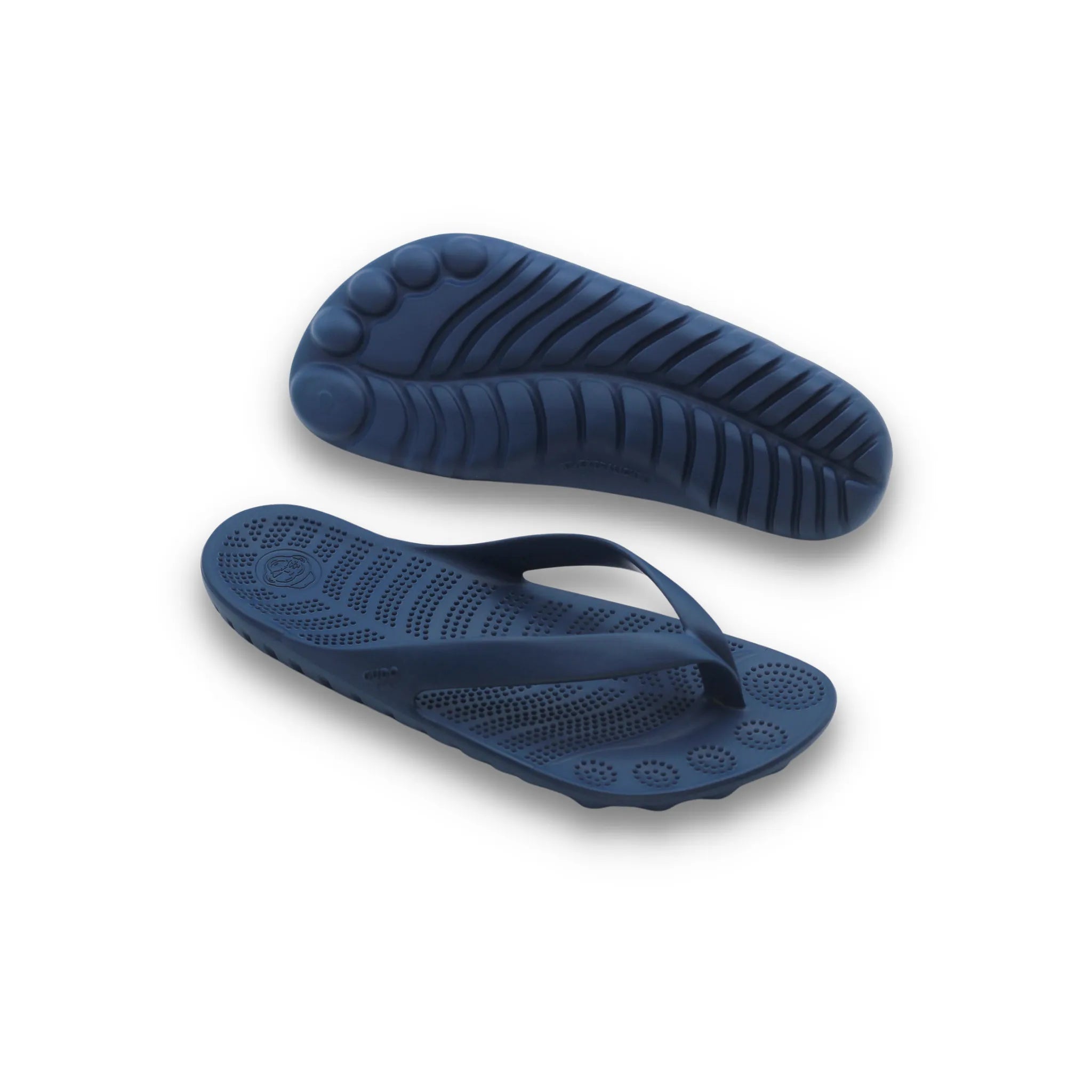 NAVY BLUE FLIP FLOPS BY GUDO.