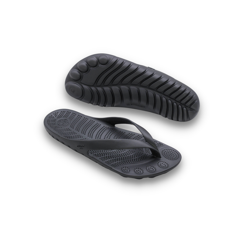 NIGHT PLATINUM FLIP FLOPS BY GUDO.