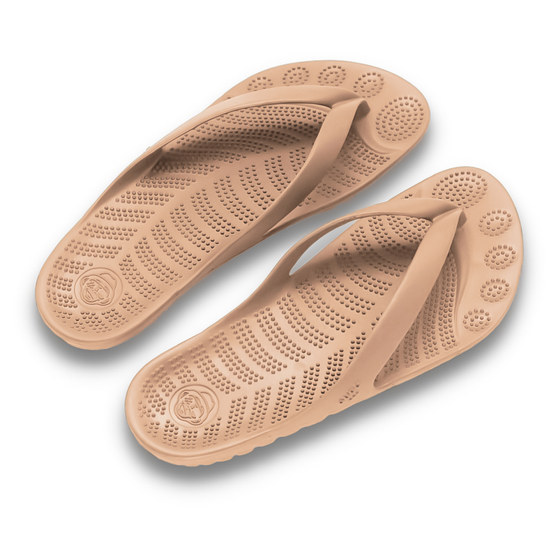 BEACH NUDE FLIP FLOPS BY GUDO.