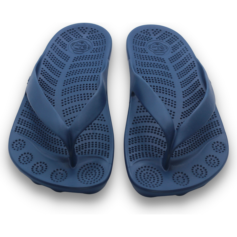 NAVY BLUE FLIP FLOPS BY GUDO.