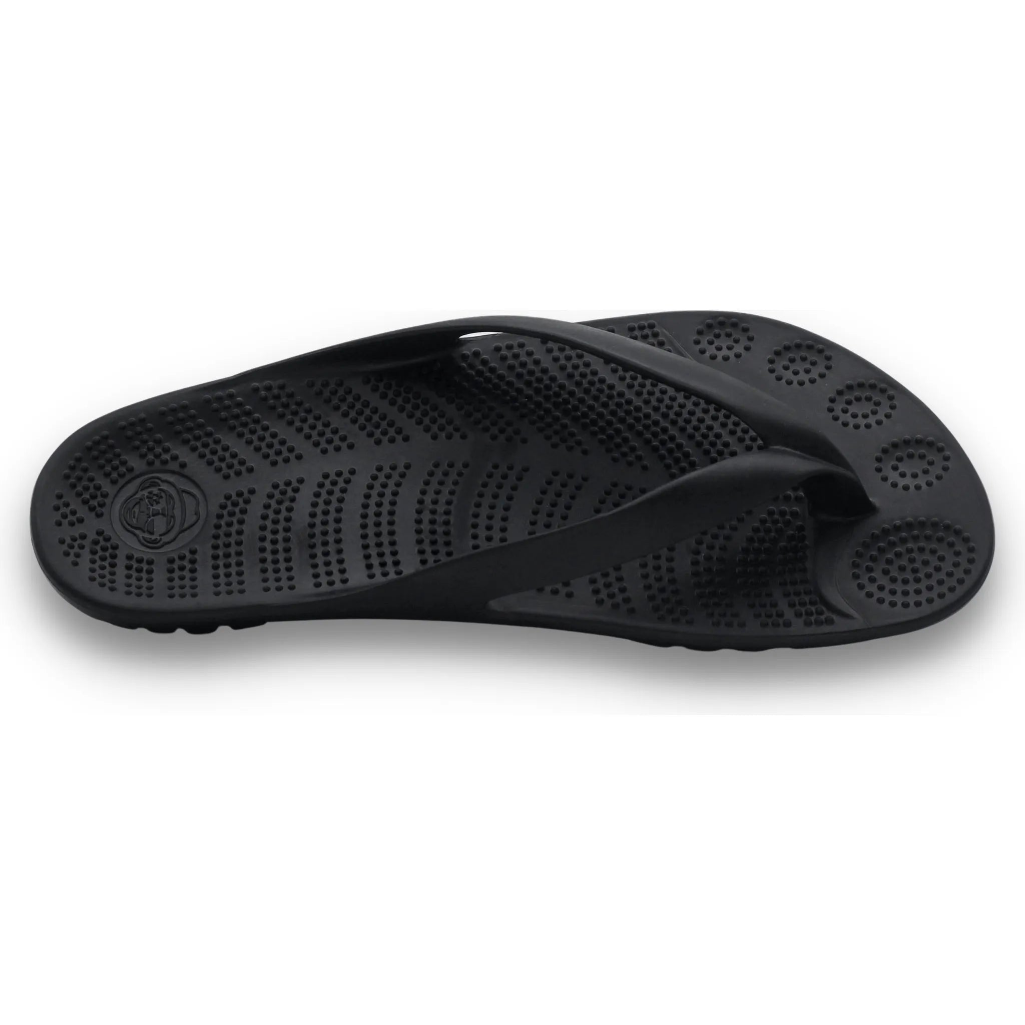 PIRATE BLACK FLIP FLOPS BY GUDO.