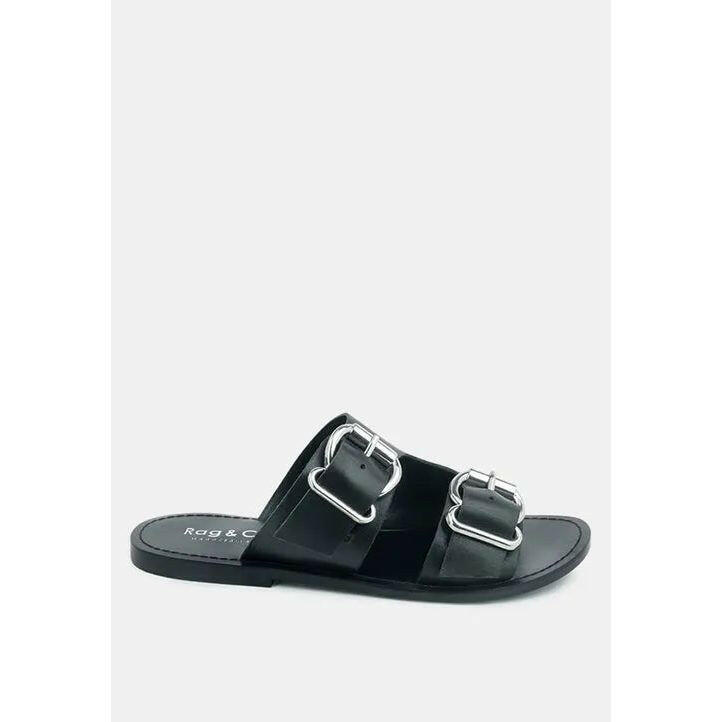 Kelly Flat Sandal With Buckle Straps