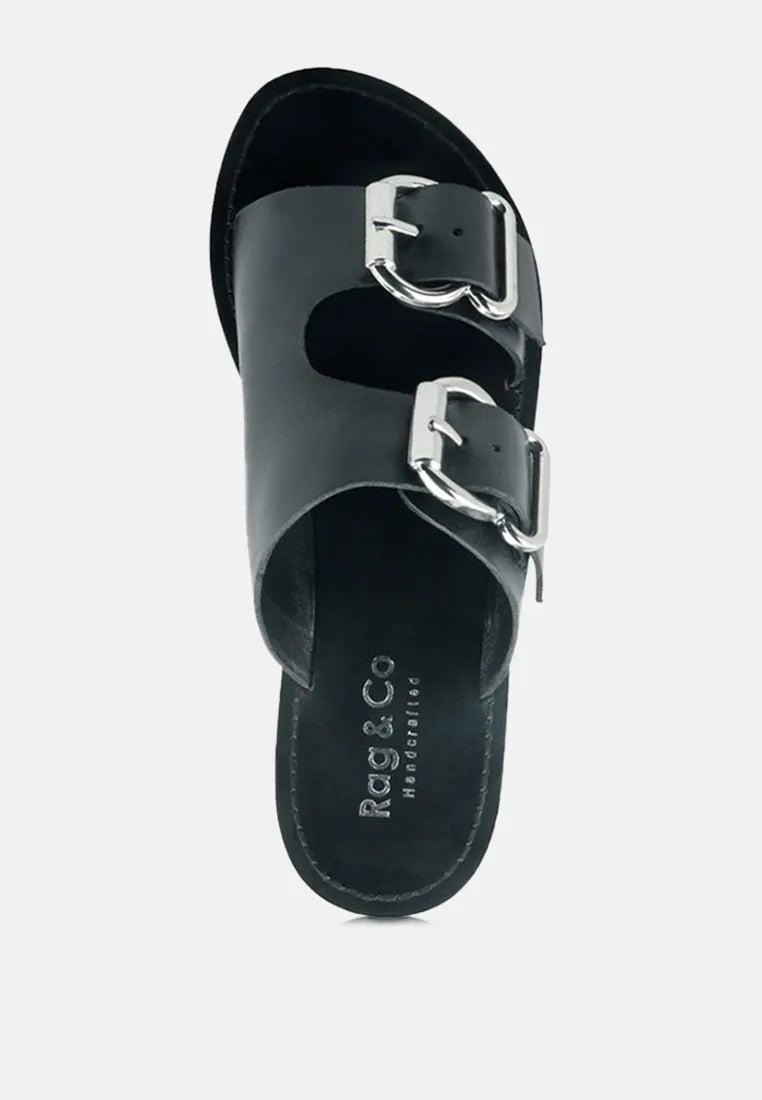 Kelly Flat Sandal With Buckle Straps