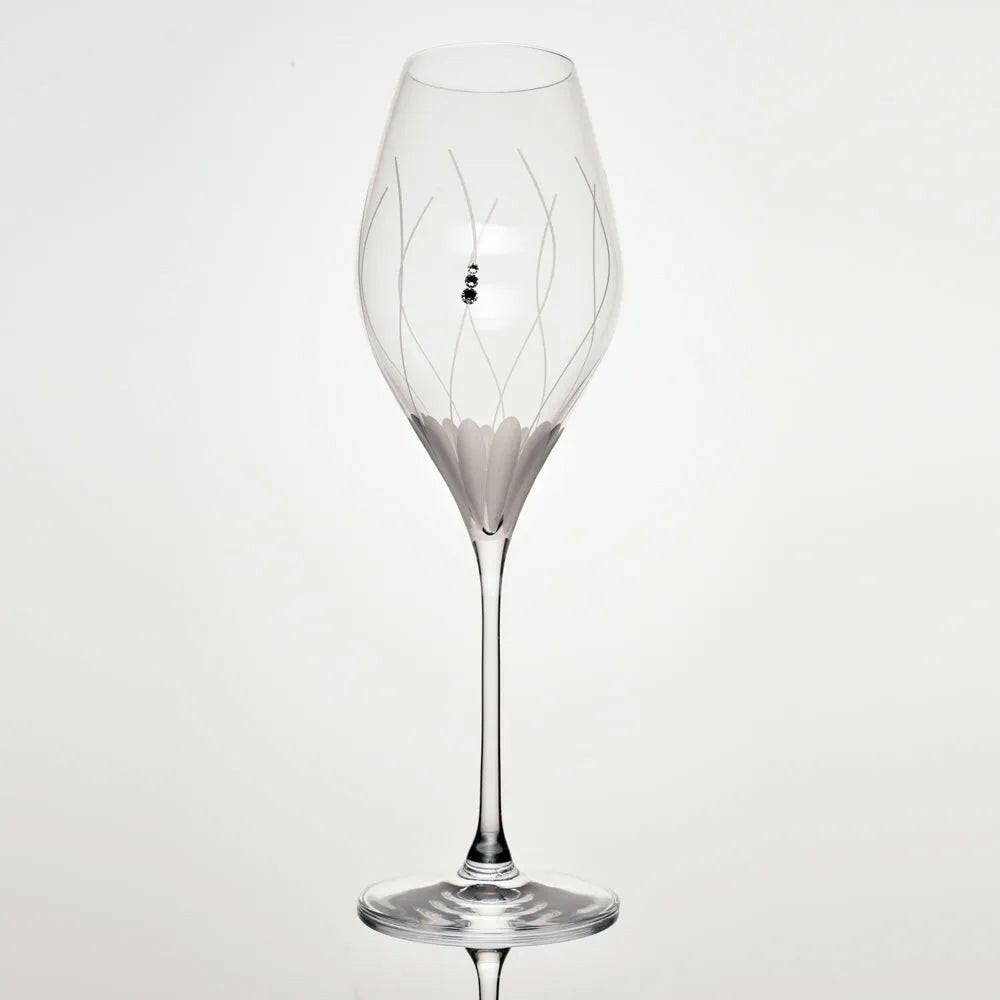 Lotus Rosé Champagne Glass - Set of 2 Gift Box.