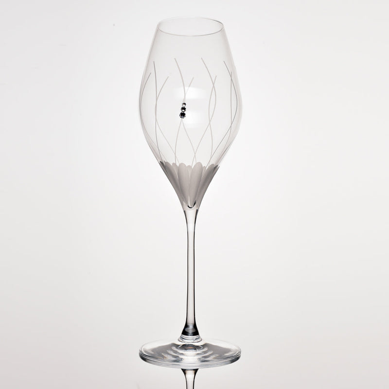 Lotus Rosé Champagne Glass -Set of 2 Gift Box.