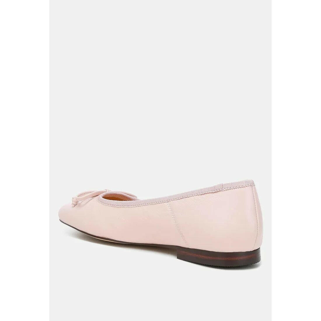 Lutten Square-Toe Bow Ballerinas.