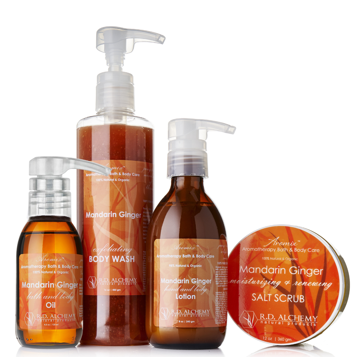 Mandarin Ginger Body Care Set.