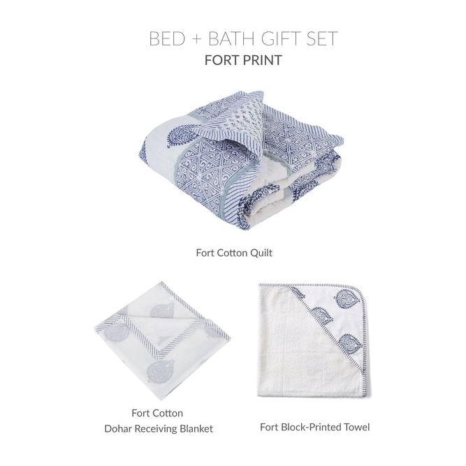 Going Home Newborn Bed + Bath Gift Set.