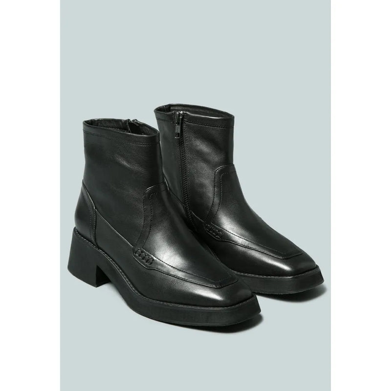 Oxman Zip-Up Ankle Boot