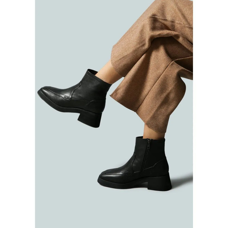 Oxman Zip-Up Ankle Boot