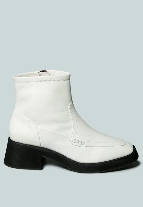 Oxman Zip-Up Ankle Boot