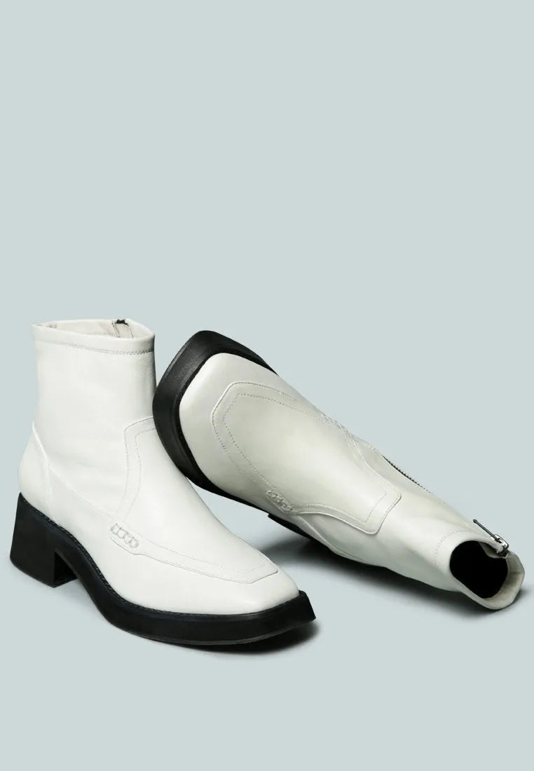 Oxman Zip-Up Ankle Boot