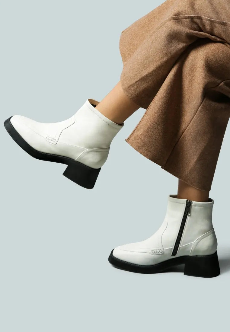 Oxman Zip-Up Ankle Boot