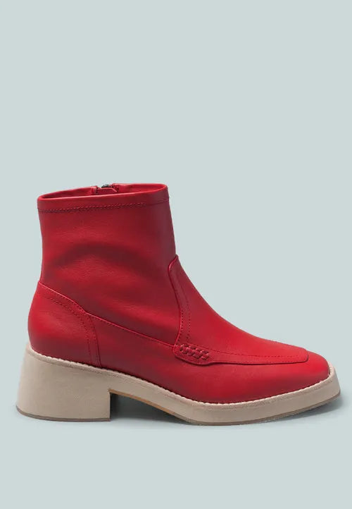 Oxman Zip-Up Ankle Boot