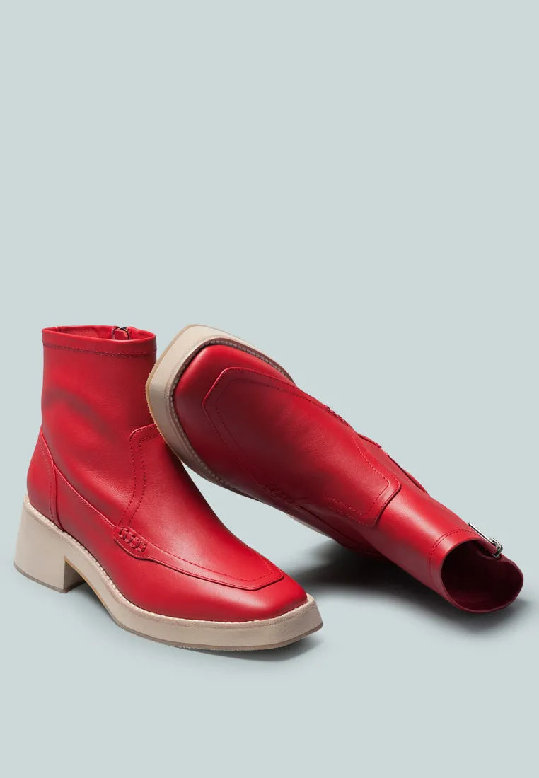 Oxman Zip-Up Ankle Boot