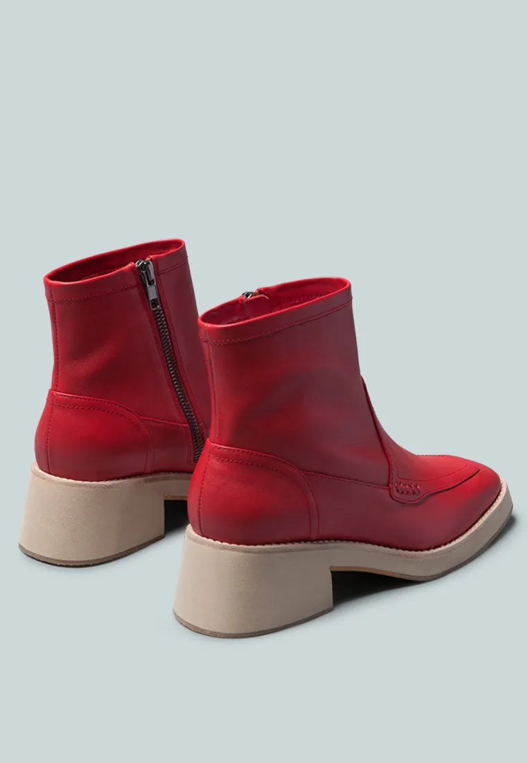 Oxman Zip-Up Ankle Boot