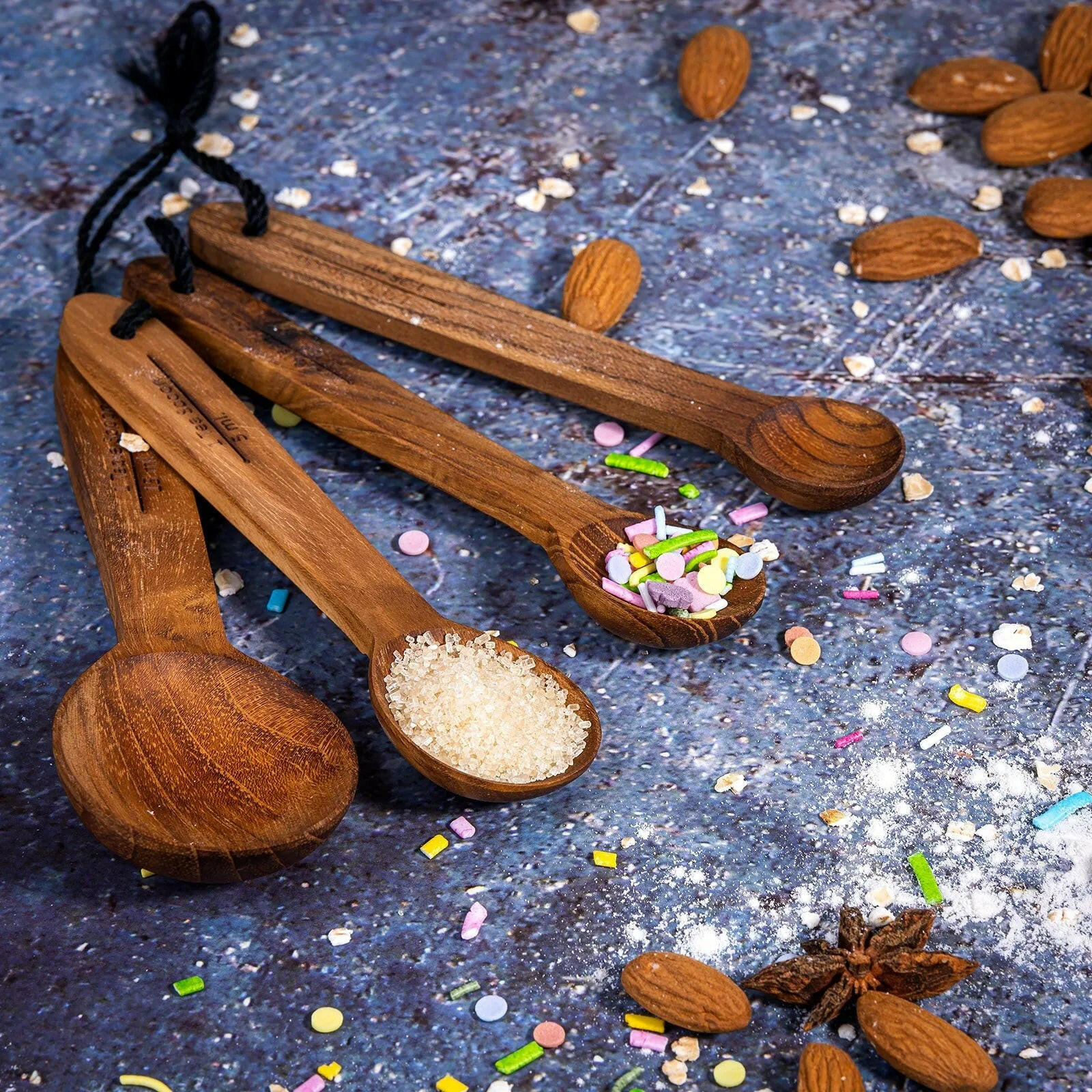 Upcycled Wooden Measuring Spoons.