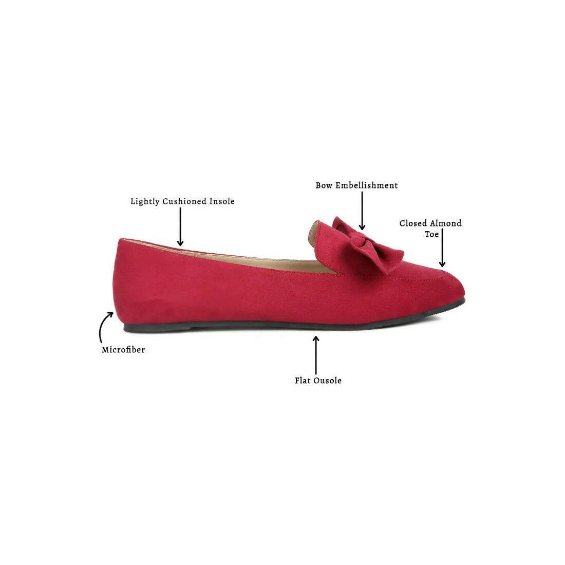 Remee Front Bow Loafers.