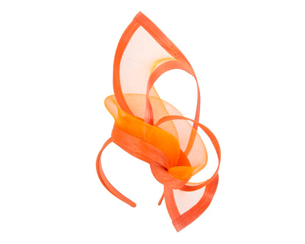 Orange fascinator for  Cup Ascot Kentucky Derby