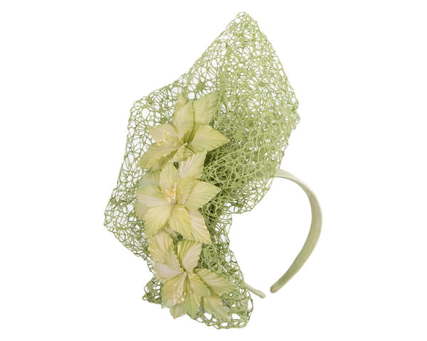 Staggering Green Racing Fascinator