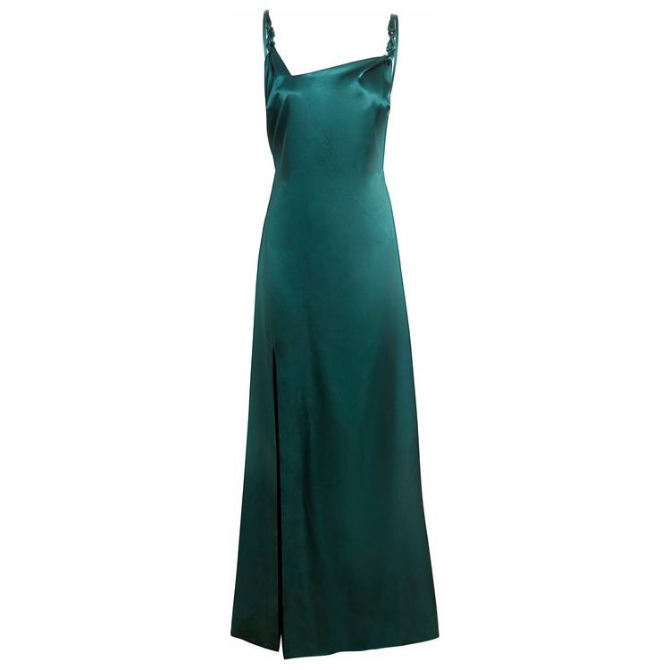 Emerald Backless Maxi Dress.