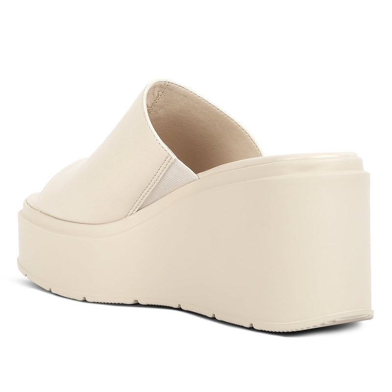 Chunky Slip On Platforms.