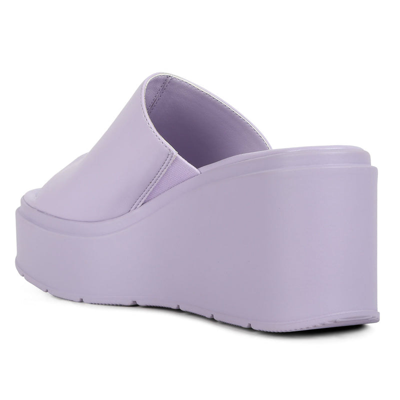 Chunky Slip On Platforms.