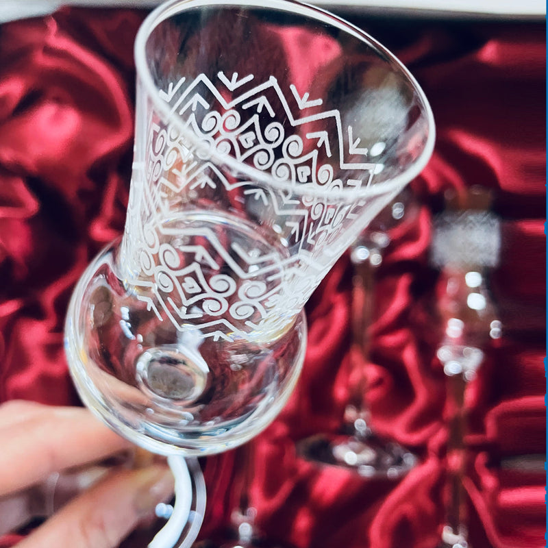 Spirits Glasses - Set of 6 Gift Box.