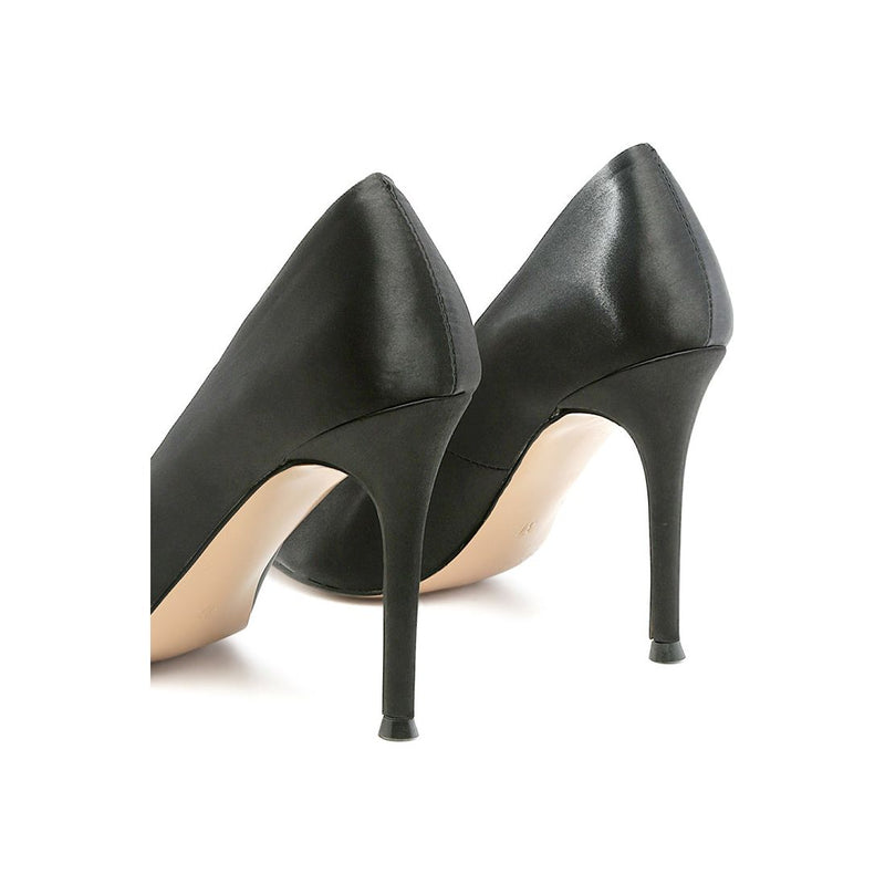 fizzy goblet satin stiletto pumps.