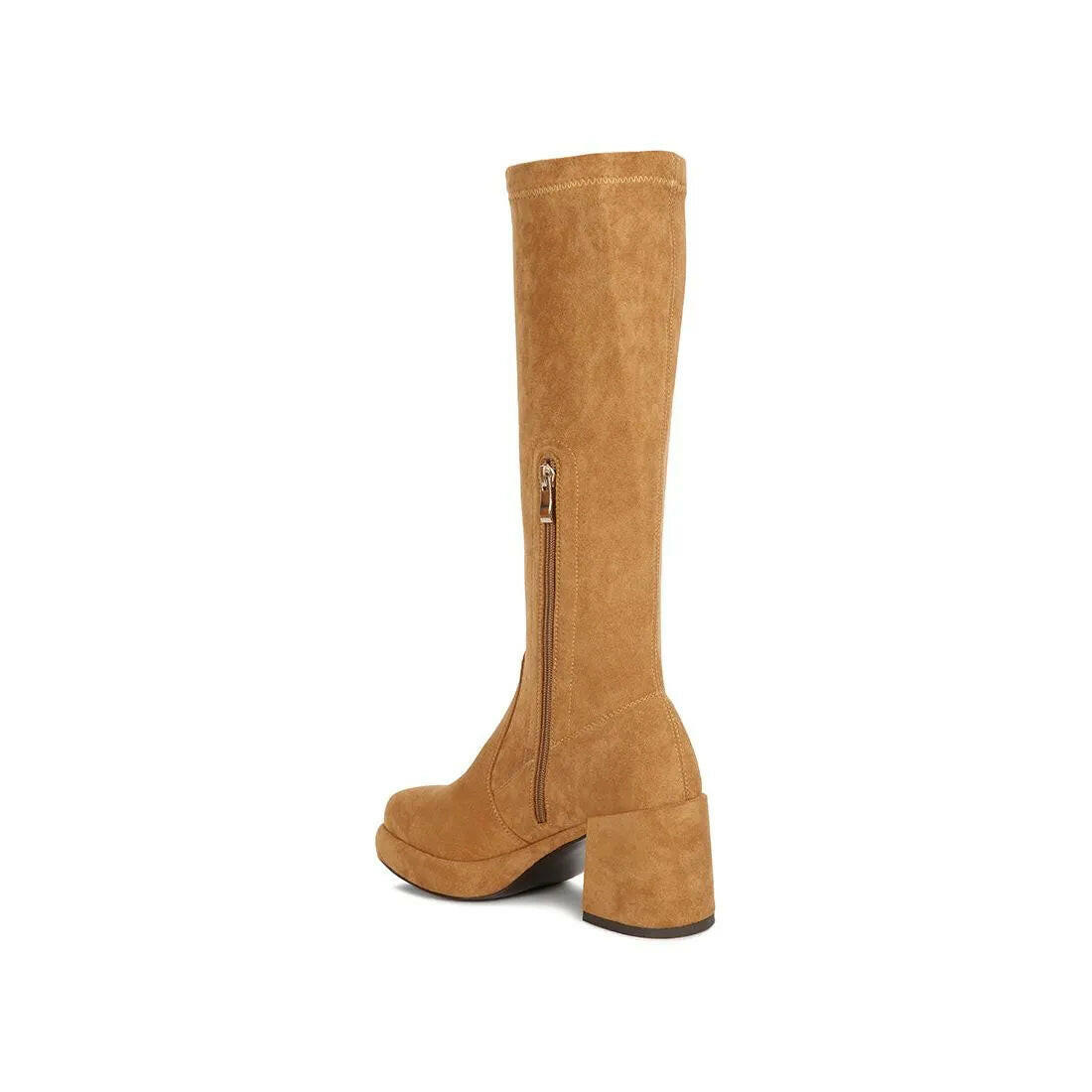 Morpin Stretch Suede Calf Boots.