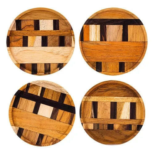 Unique Handmade End Grain Wooden Coasters.