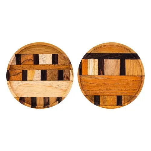 Unique Handmade End Grain Wooden Coasters.