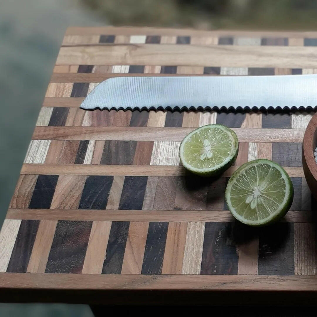 Upcycled End Grain Cutting Board.