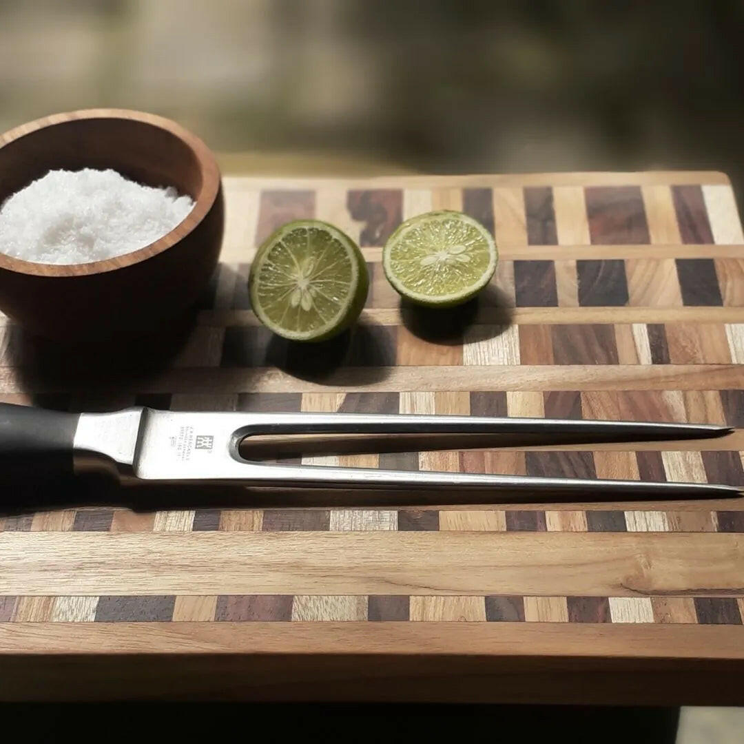 Upcycled End Grain Cutting Board.