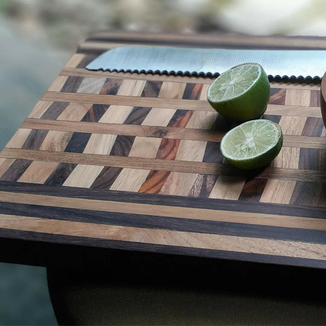 Upcycled End Grain Cutting Board.