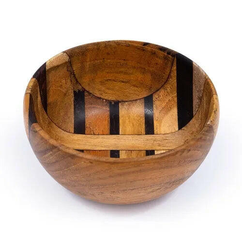 Upcycled Handmade Wooden Nibble Mini Bowl.