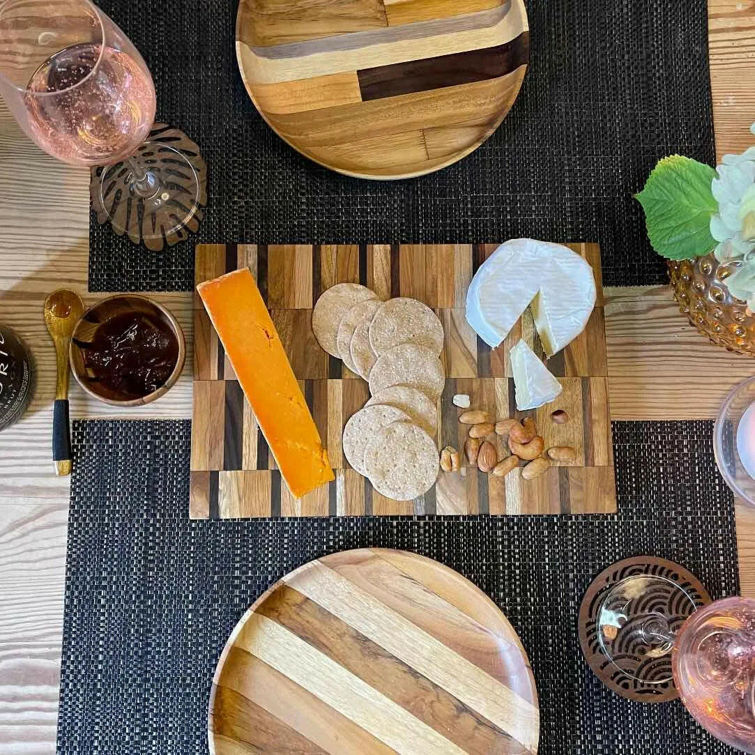 Upcycled End Grain Cutting Board.