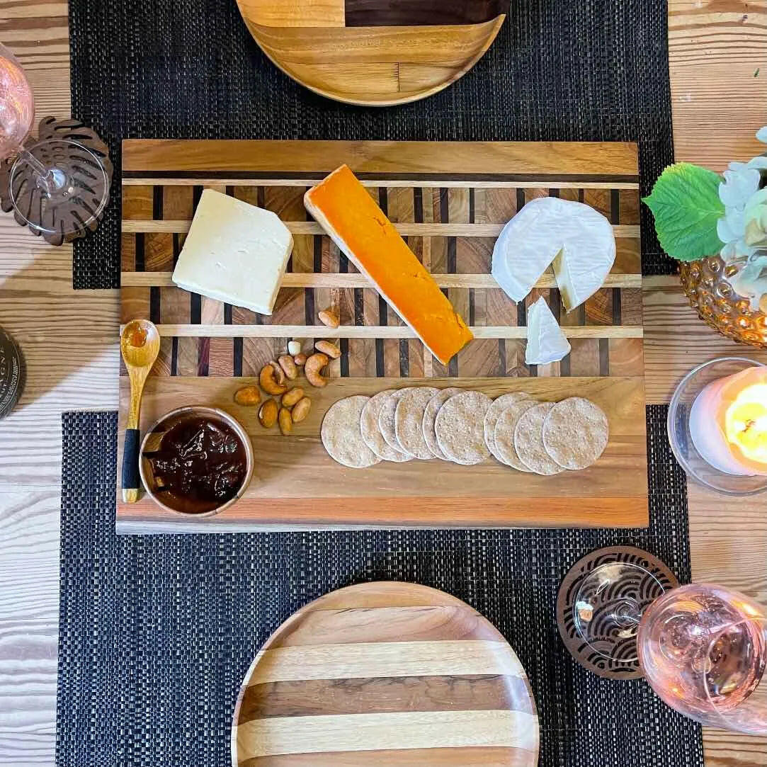 Upcycled End Grain Cutting Board.