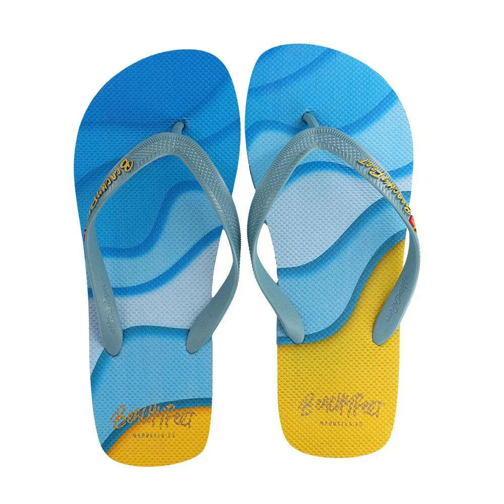 BeachyFeet® - Waverider Azul Amarillo.