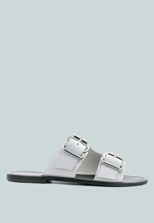 Kelly Flat Sandal With Buckle Straps